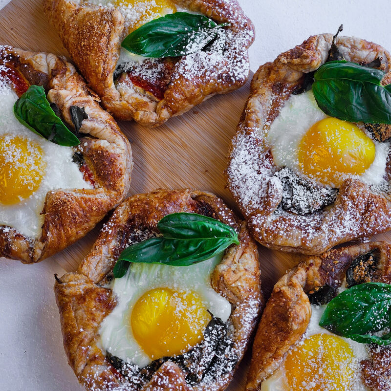 breakfast pastries on a table